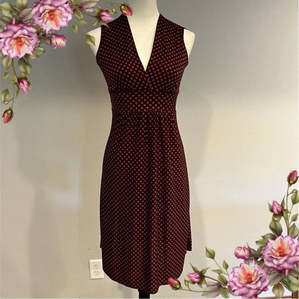 Jon & Anna vintage v-neck sleeveless‎ knee length dress size XS